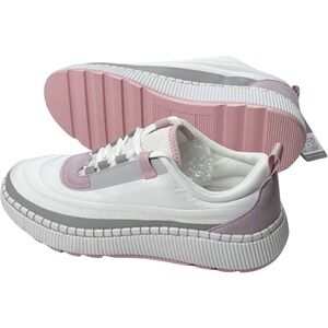 Cougar Sayah Sneakers / Shoes - NEW Womens 7 White / Lavender - #47604-OF